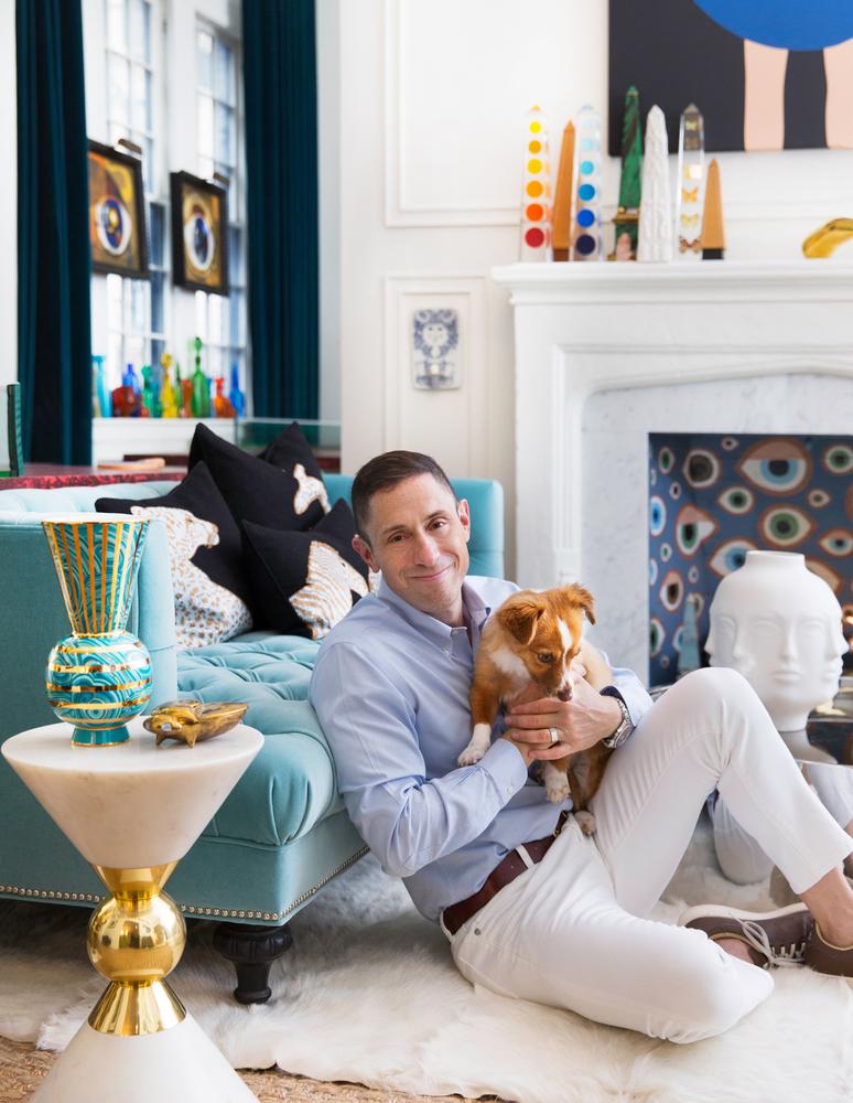 Jonathan Adler photographed in his home in New York on Sept 16, 2015 Published Credit: Juliana Sohn for The Wall Street Journal
